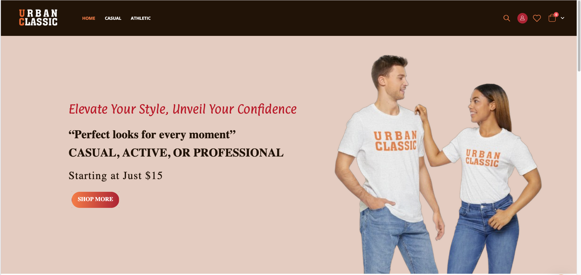 Urban Classic - eCommerce Platform